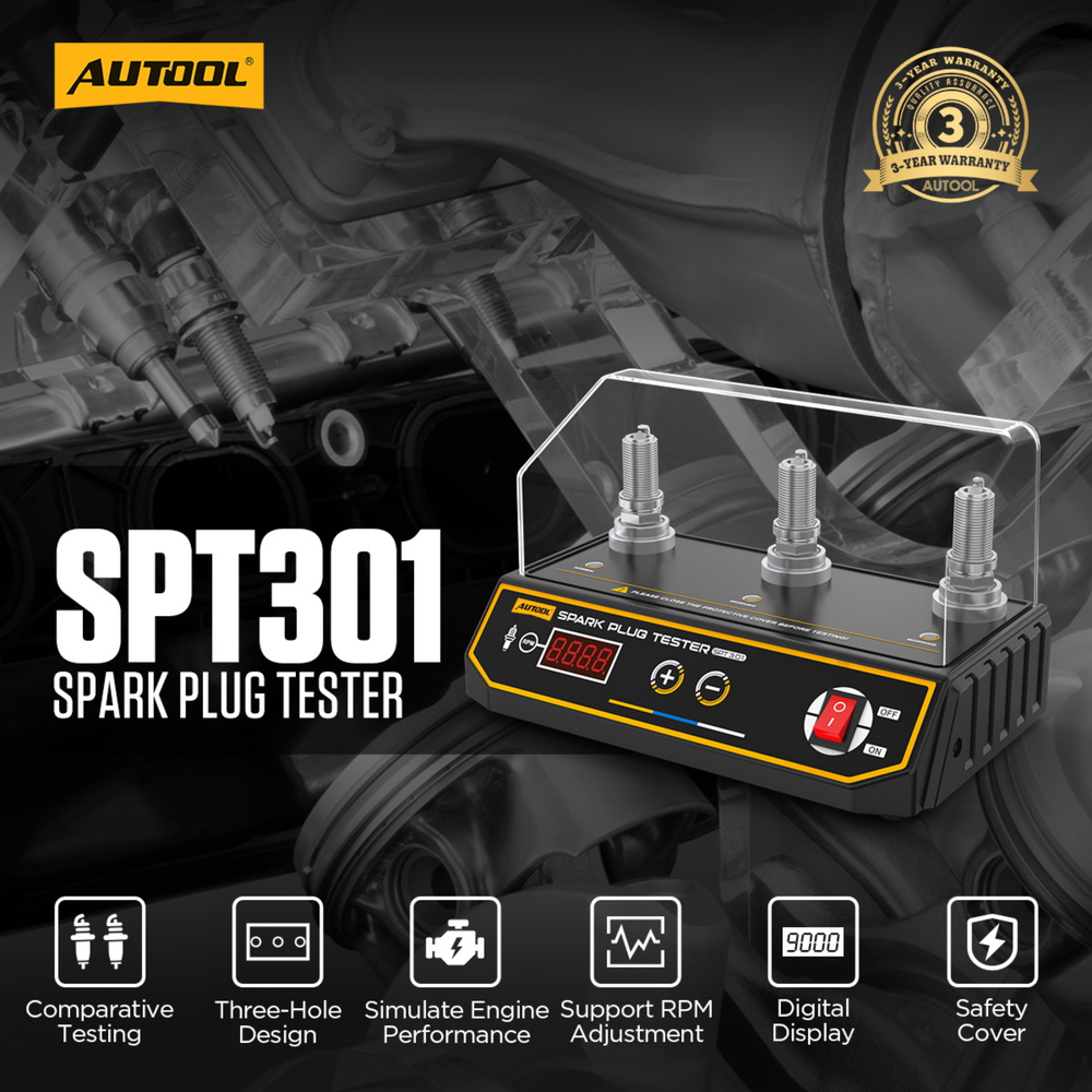 AUTOOL SPT301 digital spark plug tester
