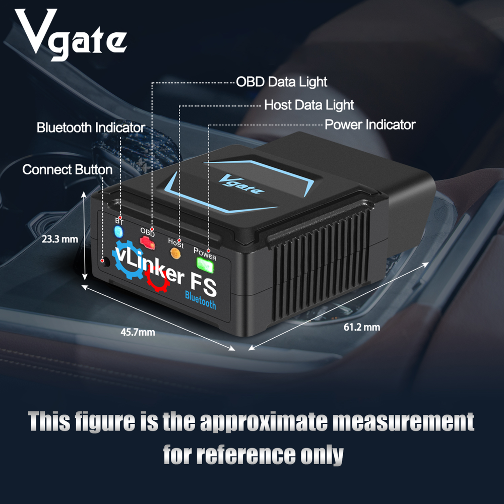 vLinker FS high-speed Bluetooth diagnostic tool