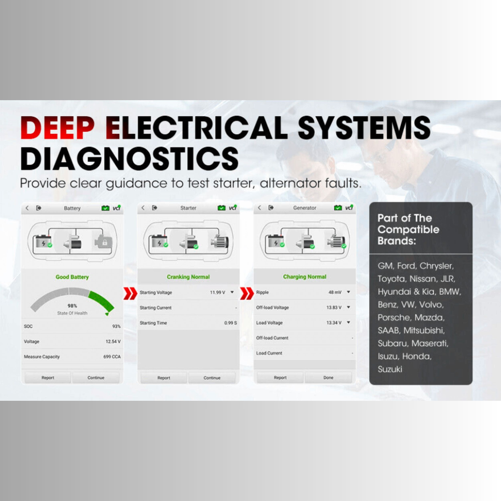 Autel MaxiBAS BT608 Battery & Electrical System Analyzer