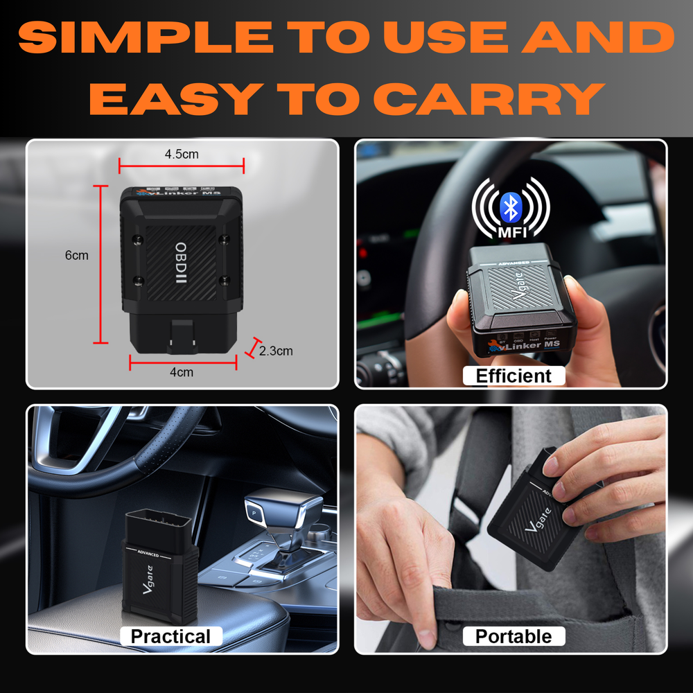 Vgate vLinker MS Bluetooth OBD2 adapter