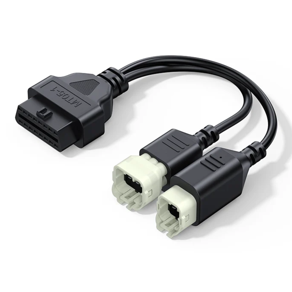Kawasaki motorcycle 4 pin and 6 pin to 16 pin OBD2 adapter cable