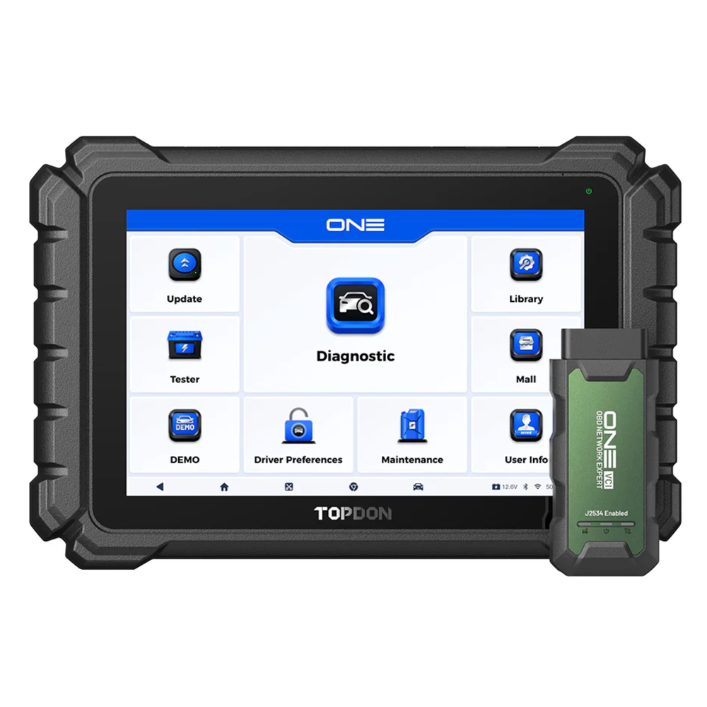 The TOPDON ONE is a professional-grade automotive diagnostic platform engineered for workshops and advanced technicians requiring fast, accurate, and intelligent vehicle diagnostics.