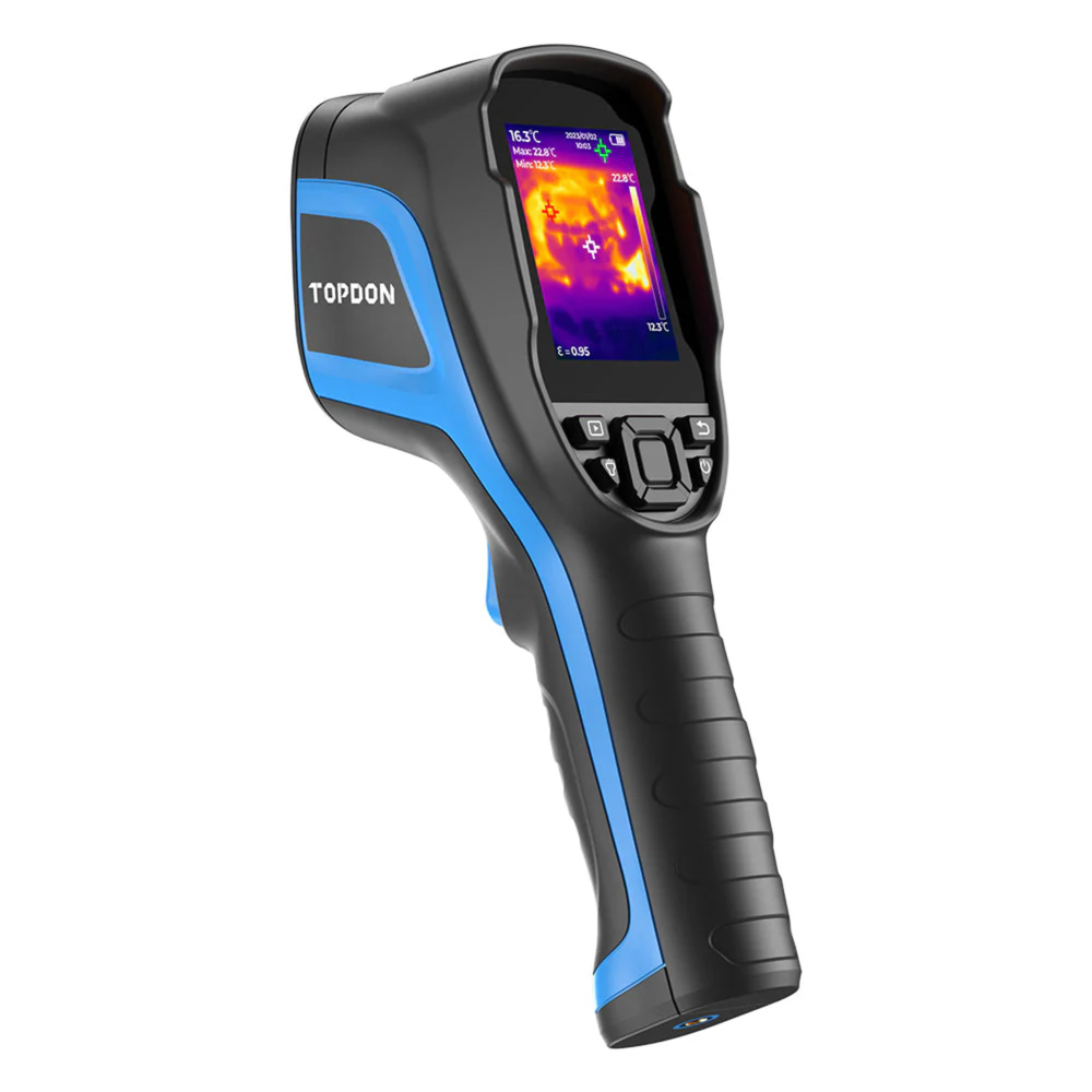 The TOPDON TC004 Thermal Imaging Camera is engineered for high-precision diagnostics across industrial, electrical, automotive, and building inspection environments.