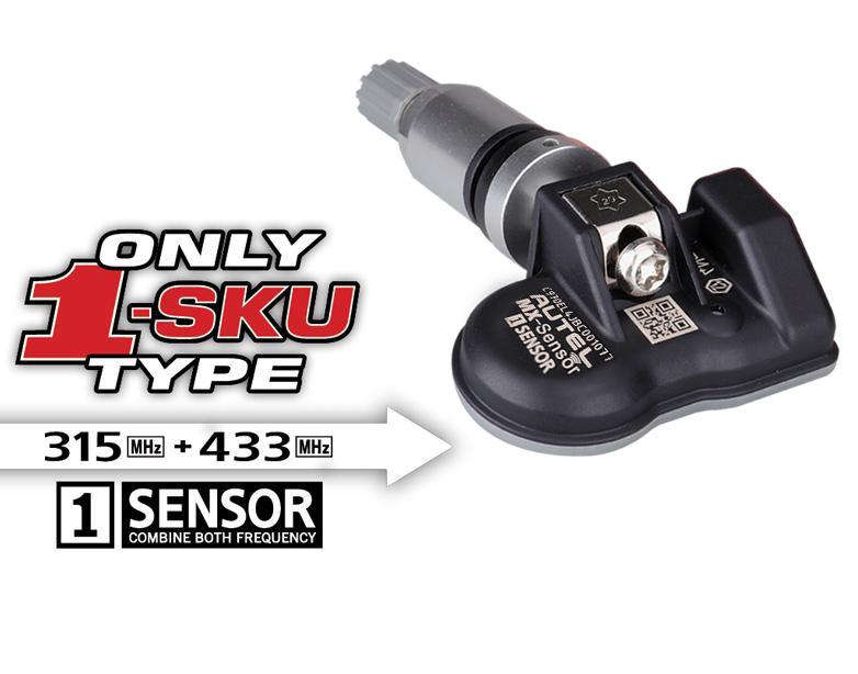 Autel MaxiTPMS MX-Sensor is a universal TPMS sensor dual frequencies 