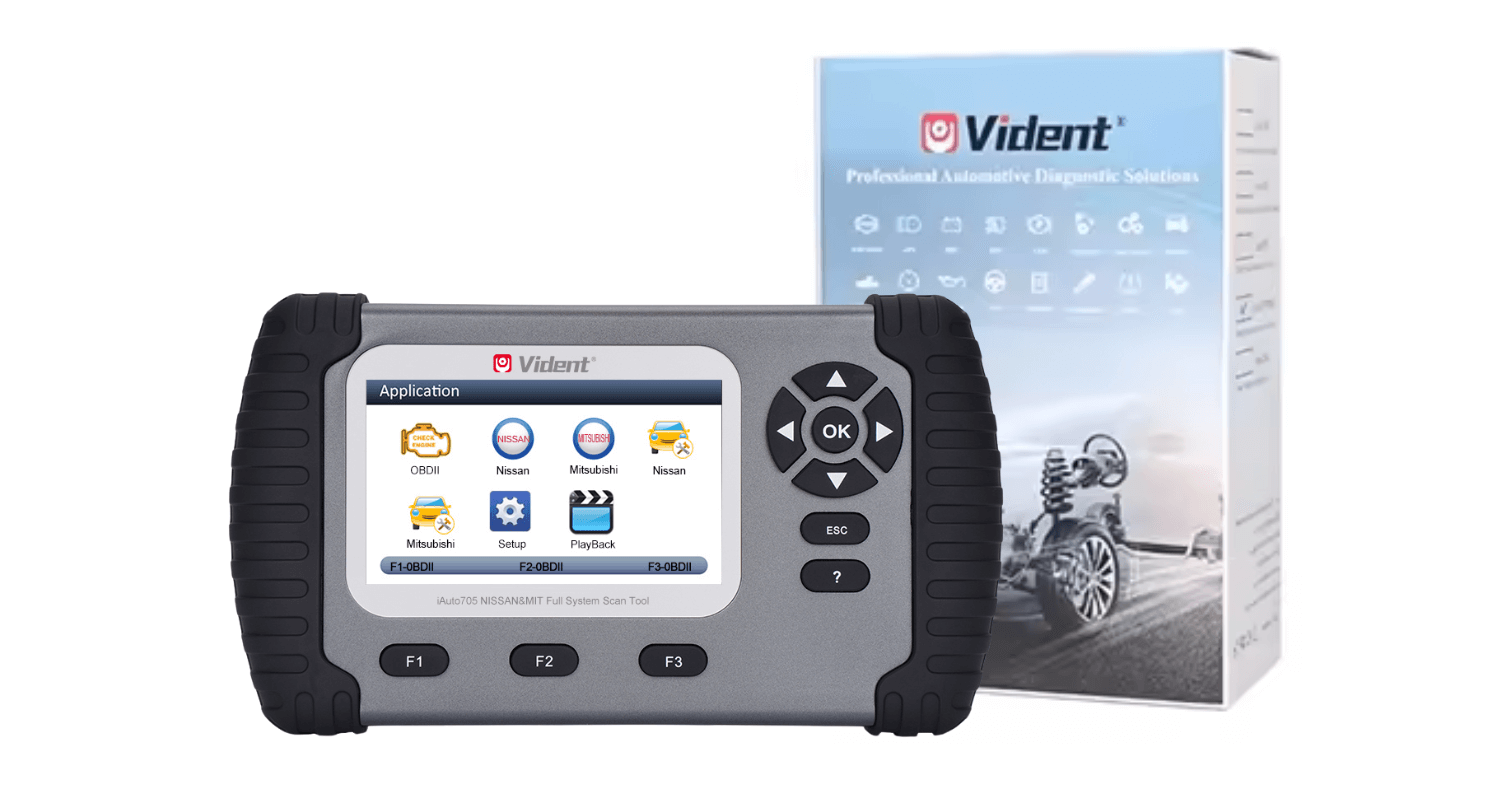 Mitsubishi nissan obd scan tool bidirectional scanner obd1 obd2 vident i705