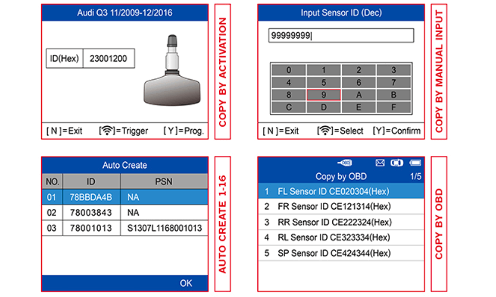 Autel AU700090 TS508WF Maxi TPMS Scan Tool 