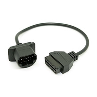 For Mazda 17 Pins OBD1 to OBDII 16 Pins Cable Adapter