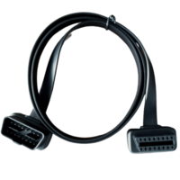 OBDII Cable Extension M/F Flat Lead 1M