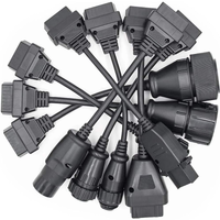 Heavy Diesel Truck Diagnostic OBD Adapters - 8 Piece Set 