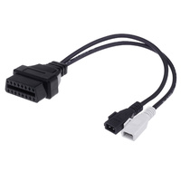 Audi VW VAG OBD1 2 Pins To OBD2 16 Pins Diagnostic Adapter Cable