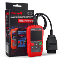 iCarsoft i800 OBD2 Scanner Engine Code Reader - Red