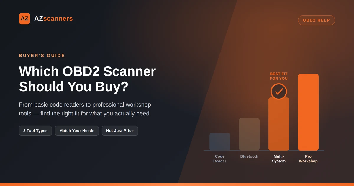 Which OBD2 Scanner To Buy?