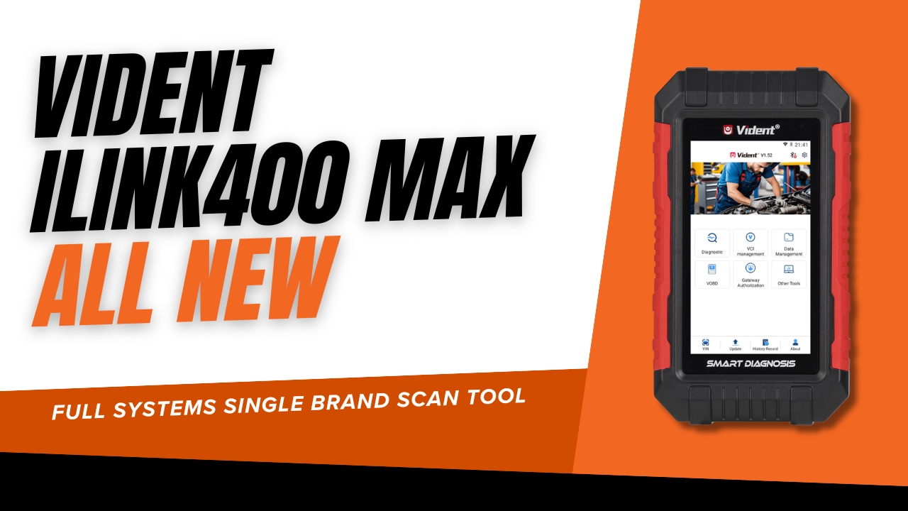 Vident iLink400 Max – Advanced Android OBD1 & OBD2 Single Make Scan Tool