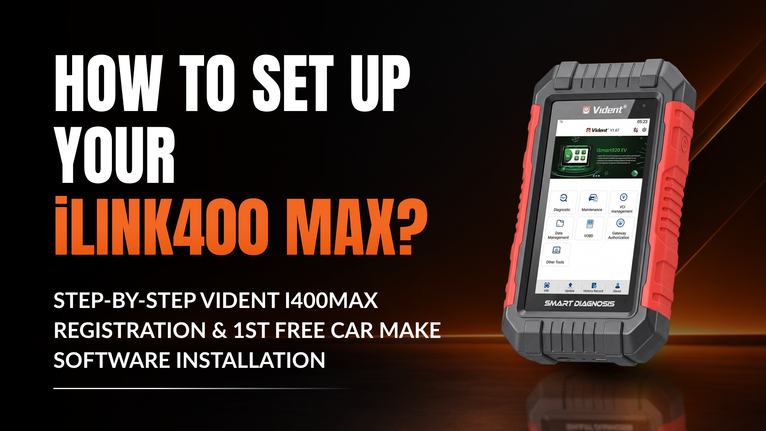 How To Setup Your Vident iLink400MAX